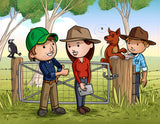 George The Farmer, Ruby & The Dairy Dilemma Picture Book