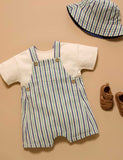 Striped Overalls Iguana Stripe