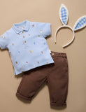 Easter Polo Shirt Easter Broderie