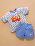 On The Bus Relaxed Tee Pacific Stripe