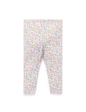 Thick Leggings with Pockets Country Floral