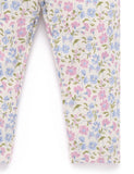 Thick Leggings with Pockets Country Floral