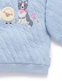 Quilted Windcheater Country Air Melange