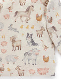 Farm Animals Thick LS Tee