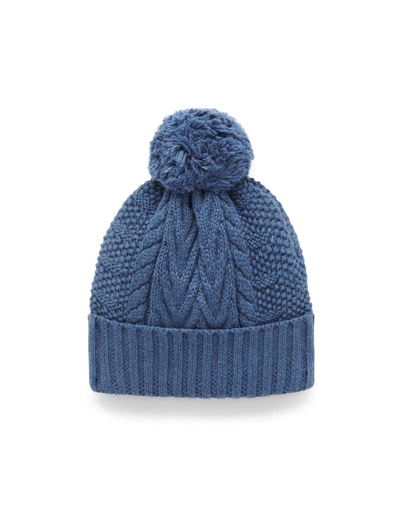 Cable Beanie Canal Melange