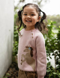 Animal Crackers Jumper Primrose Jacquard