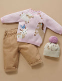 Animal Crackers Jumper Primrose Jacquard