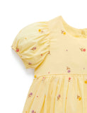 Embroidered Dress Bodysuit Tufted Floral Broderie