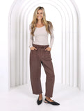 Leo Barrel Jeans Chocolate