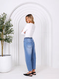 Leo Barrel Jeans  Blue Denim