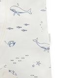 Short Zip Growsuit Vanilla Nautical