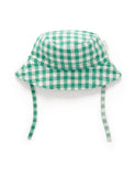 Palm Gingham Sun Hat