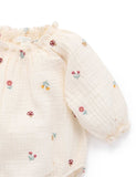 Embroidered Bodysuit Forest Broderie