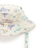 Bucket Hat Whale Print