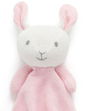 Knitted Rabbit Comforter Pink
