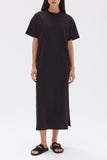 Portia Jersey Tee Dress Black