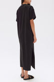 Portia Jersey Tee Dress Black