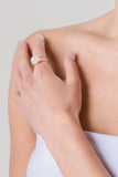 Beatrix Gold Pearl Ring M
