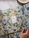 Heirloom Recipe Book Journal - Pears