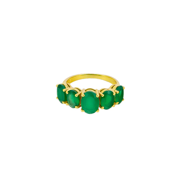 Mia Ring Green Onyx