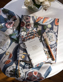 Heirloom Recipe Book Blue Stripe