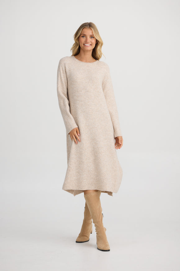 Camilla Knit Dress Natural