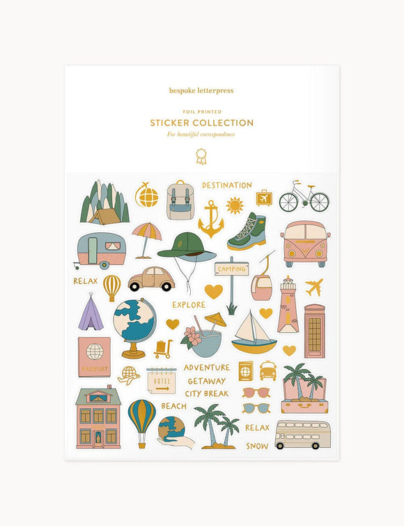 Travel Sticker Sheet