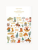Wild Western Sticker Sheet