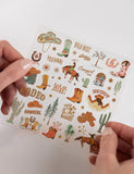 Wild Western Sticker Sheet