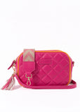 Sally Quilted - Pink/Orange