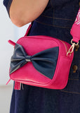 Sally Bow Pink/ Navy