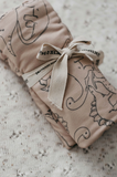 Neutral Dino Bamboo Jersey Swaddle