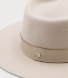 Calliope Wool Fedora in Beige