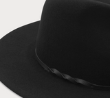 Kleio Wool Fedora In Black