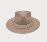 Calliope Wool Fedora In Oatmeal