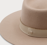 Calliope Wool Fedora In Oatmeal