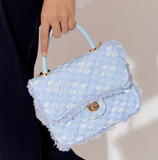 Millie Boucle Handbag Blue