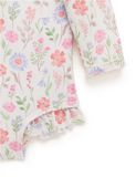 L/S Swimsuit Geranium Print