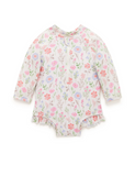 L/S Swimsuit Geranium Print