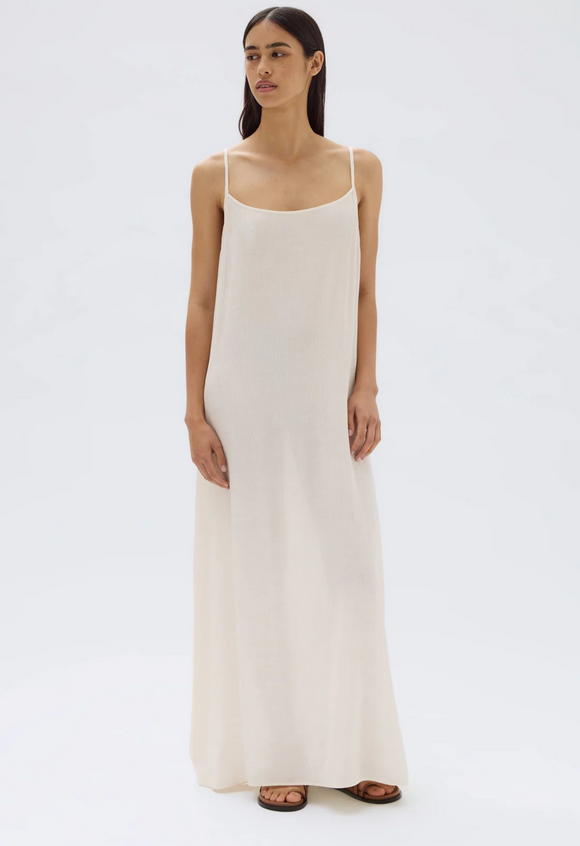 Lani Crinkle Maxi Dress Stone