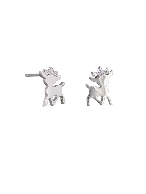 Silver Vixen Studs