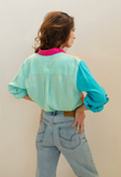 Hopscotch Boyfriend Linen Shirt
