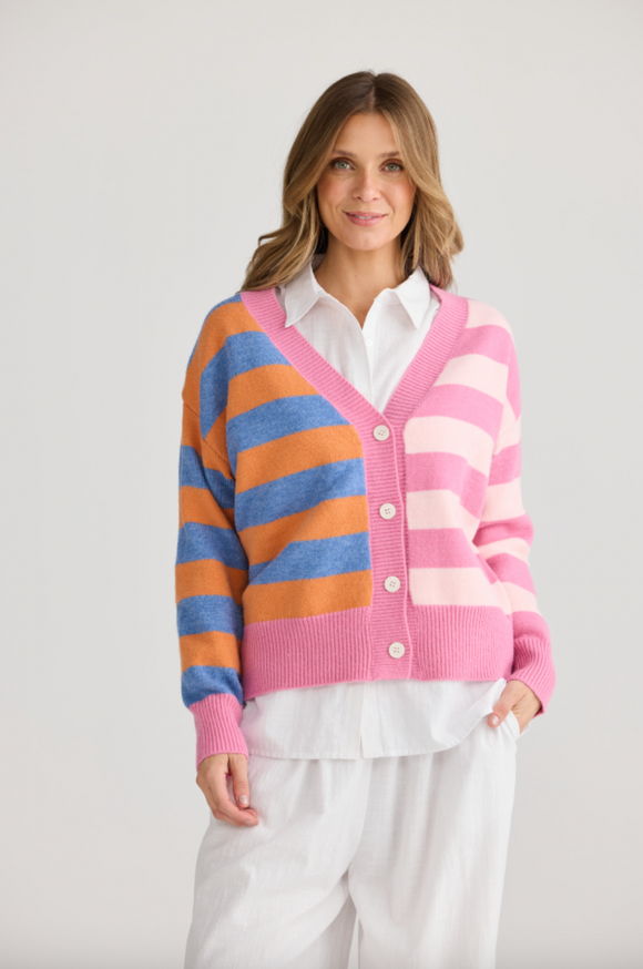 Samba Cardi Pink Multi