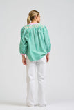 Mary Shirt - Green Combo