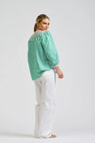 Mary Shirt - Green Combo