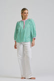 Mary Shirt - Green Combo
