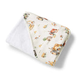 Diggers & Tractors Organic Hooded Baby Towel