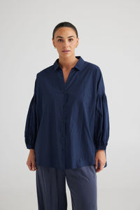 The Duchess Shirt Navy