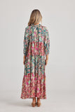 Damascus Mid Sleeve Dress Rose Garden