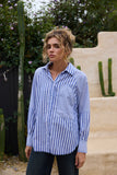 Yellowstone Shirt Navy Blue Stripe